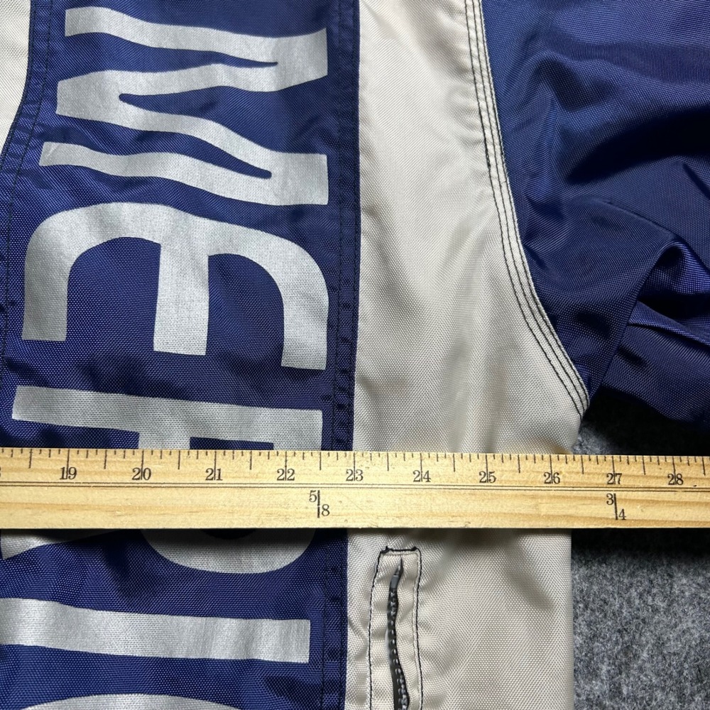 Vintage Southpole America Windbreaker Jacket Blue Cream Skater Y2K Size Large XL - Picture 5 of 6
